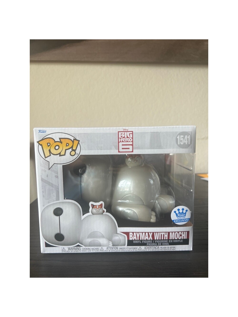EXCLUSIVE SUPER Baymax with Mochi Funko Pop #1541 Disney Big Hero 6 Six Movies